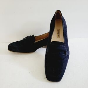 NEW Paul Green Blue Suede Leather Super Soft Loafers Size 6